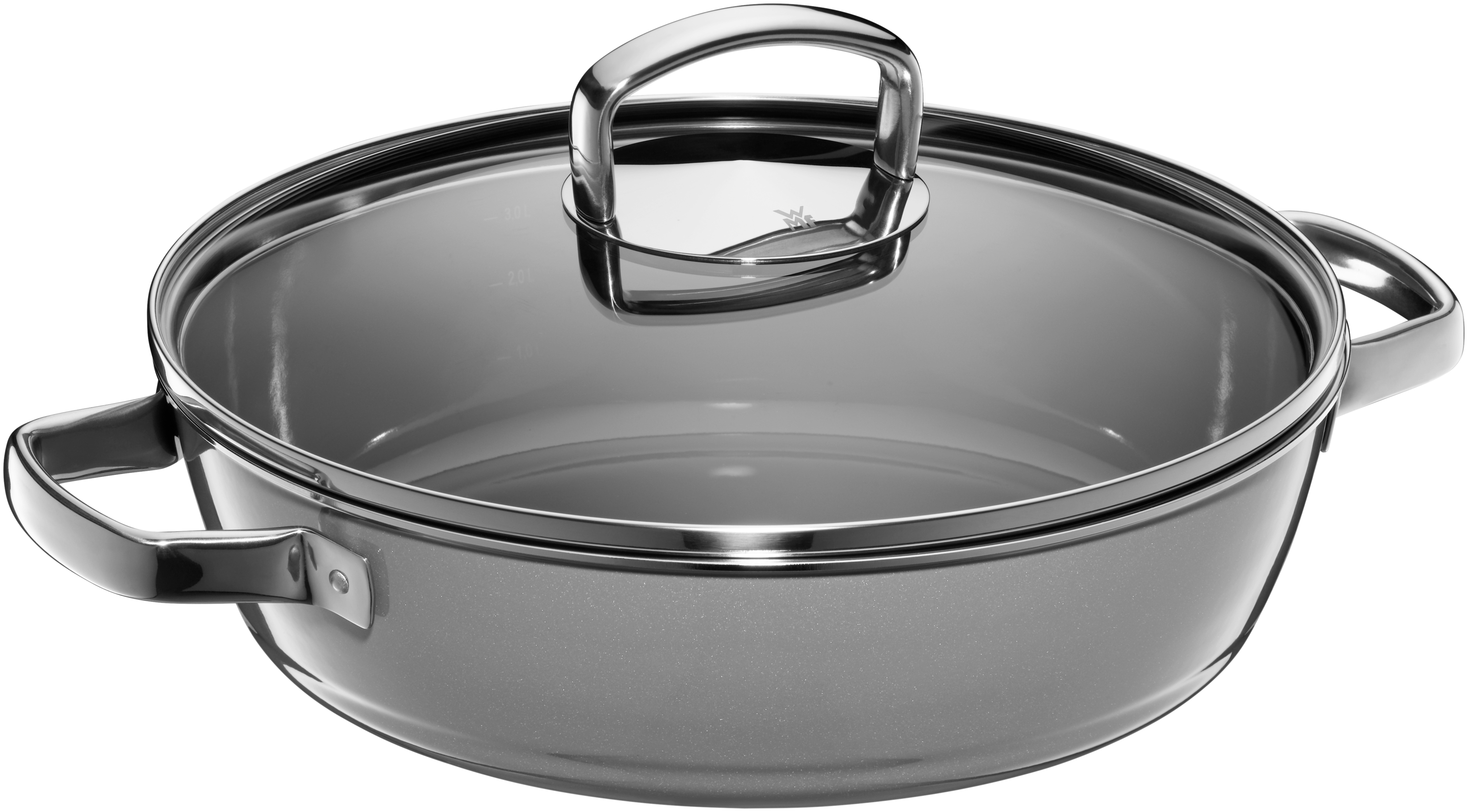 WMF Fusiontec Mineral Schmorpfanne mit in grau