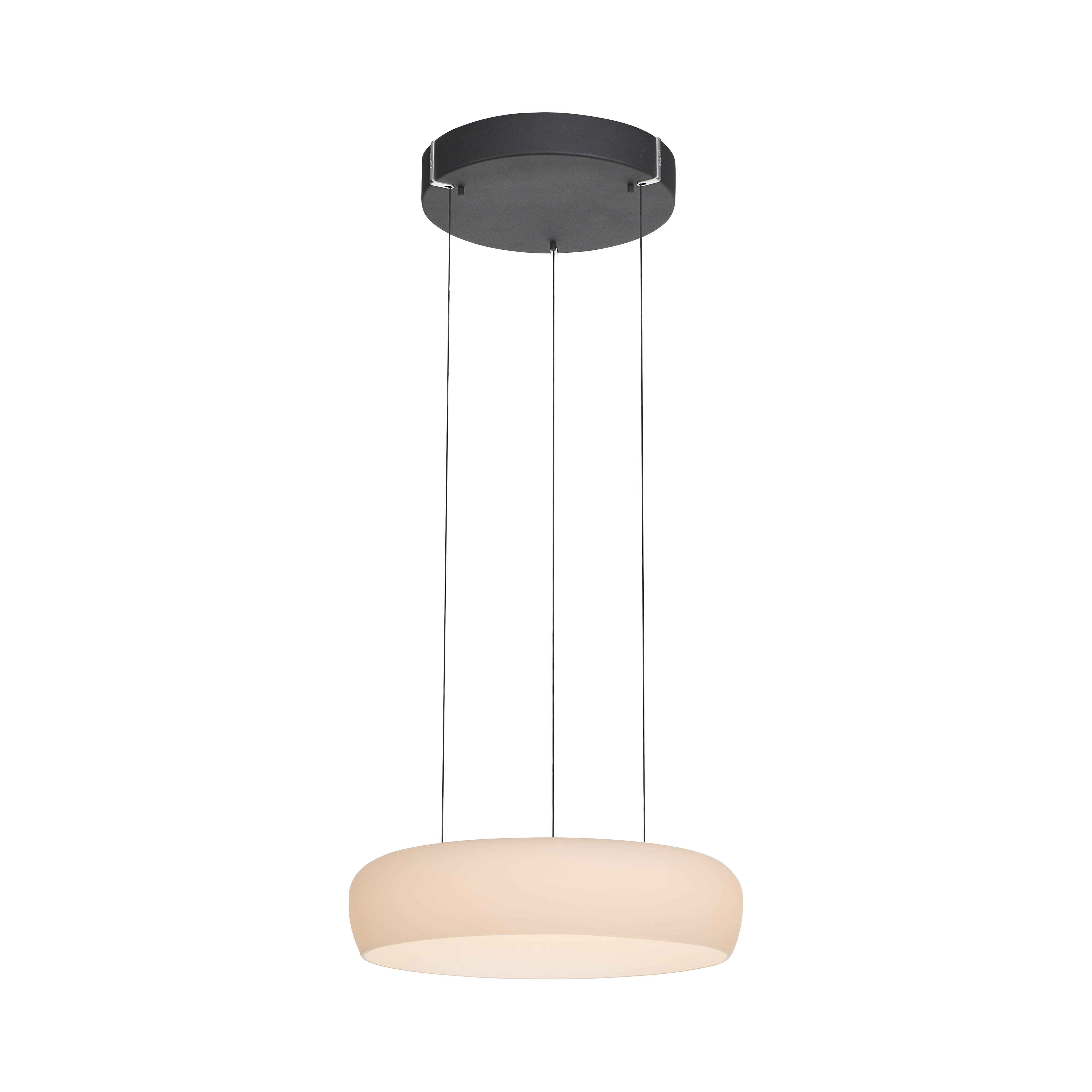 Paul Neuhaus LED-Pendelleuchte PURE E-AURA 1-flammig in Farbe black pearl Paul Neuhaus LED-Pendelleuchte PURE E-AURA 1-flammig in Farbe black pearl, hängelampe, deckenlampe, rund, perlmutt, textilschirm