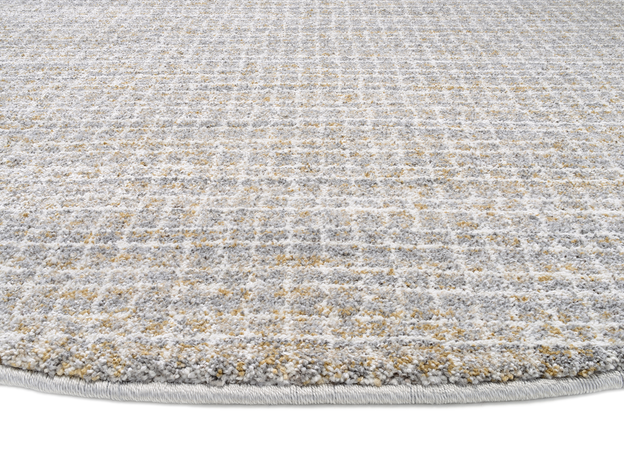 OCI Webteppich Ø ca. 160cm in Farbe grau-creme