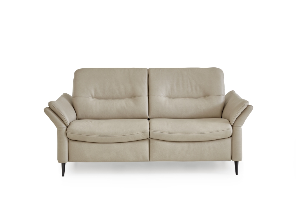 Hukla Polstergarnitur HU-SF24080 in Leder Doppio pearl Polstergarnitur, Couch, Mobiliar, Stuhl, Kissen, Dekoration für Zuhause