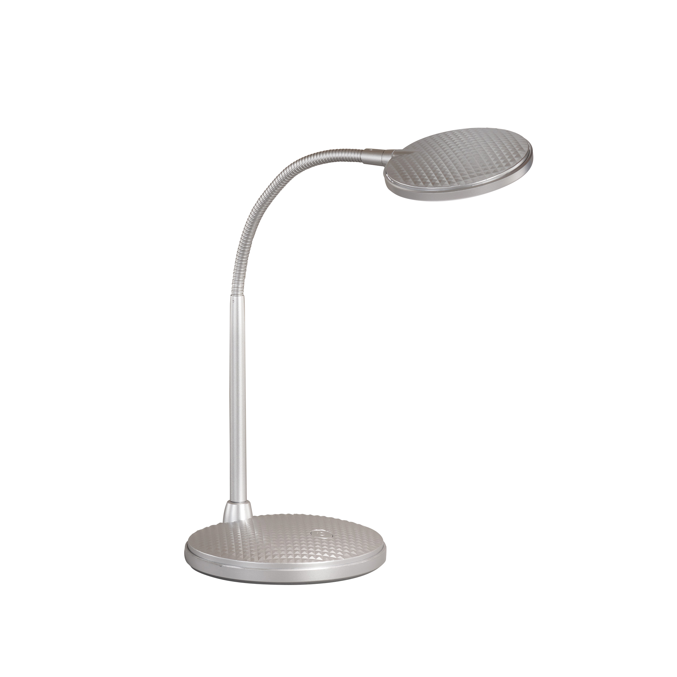 Fischer & Honsel LED-Tischleuchte WORK 1-flammig in Farbe Kunststoff silberfarbig, Lampe, Badezimmer, Drinnen, Zimmer, Duscharmatur