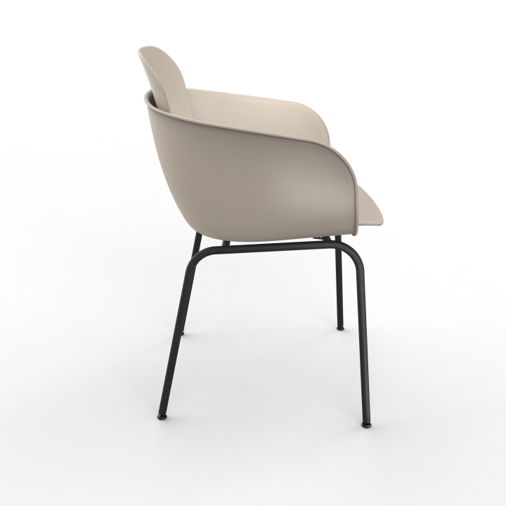 SACKit Dining-Stuhl PATIO in Farbe Taupe