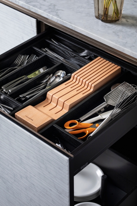 Fiskars Schubladen-Messerblock ALL STEEL