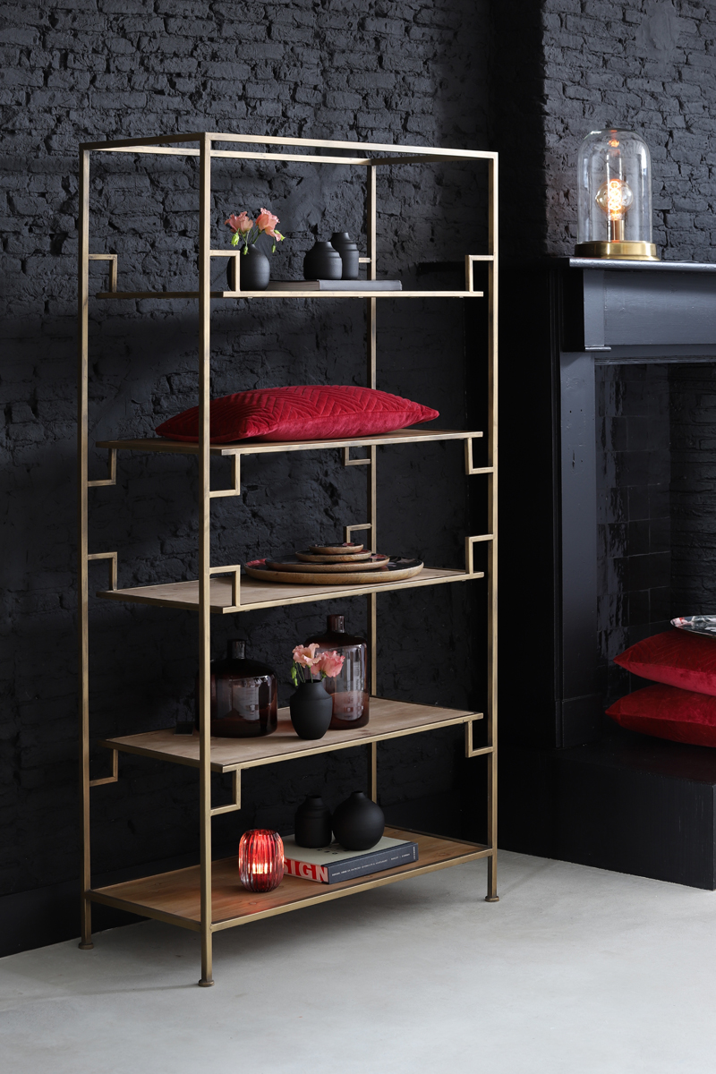 Light & Living Vase KAWAR in Schwarz matt