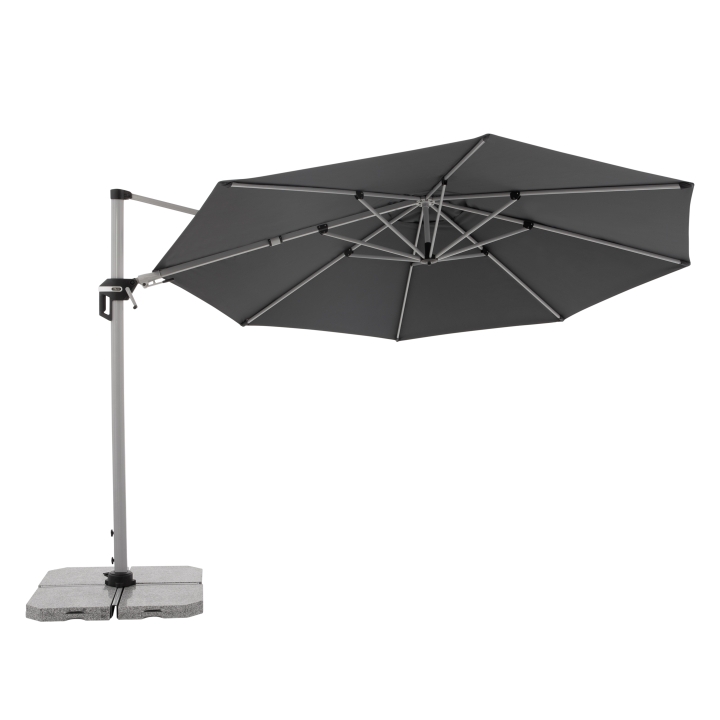 Doppler Pendelschirm ACTIVE Ø ca. 370cm in Farbe anthrazit
