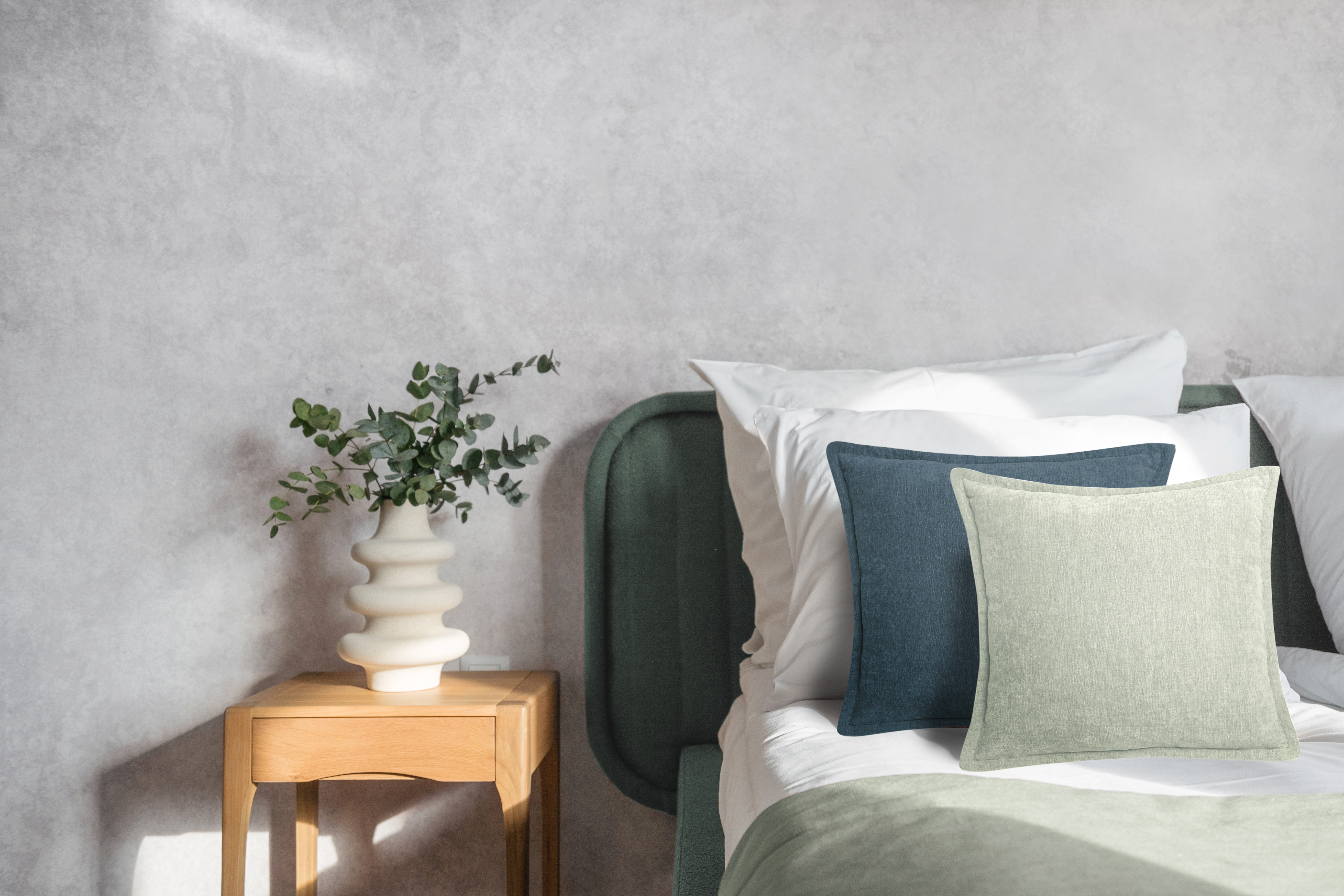 Heckettlane Dekokissen ca. 45x45cm in Farbe Laurel-Green