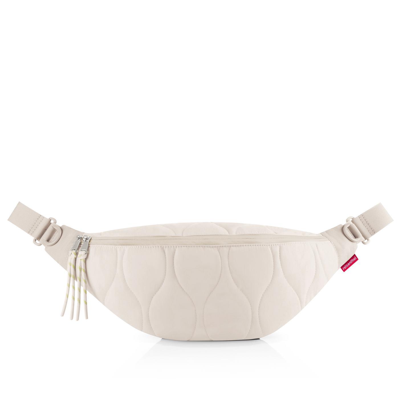 Reisenthel CITY BELTBAG MAKRAMEE in Farbe puffer stone Reisenthel CITY BELTBAG MAKRAMEE in Farbe puffer stone, Gürteltasche, Beige, Quilted, Reißverschluss, Hüfttasche