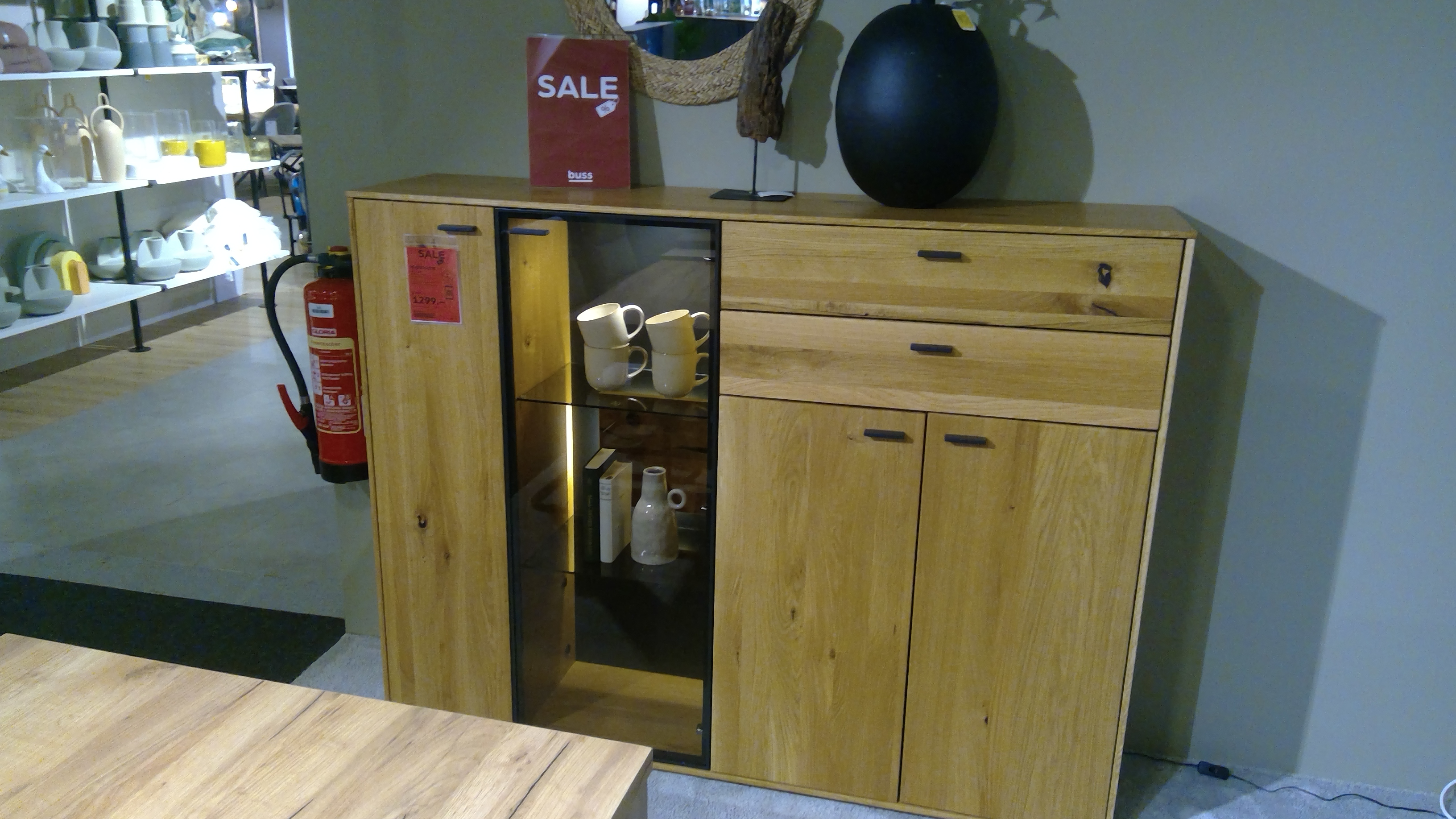 Highboard ASSINI ASN14T05 in Holzfarben Highboard in Wildeiche geölt