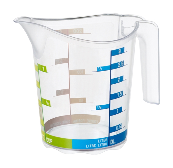 Rotho Messbecher DOMINO in Farbe Iml Messbecher Domino