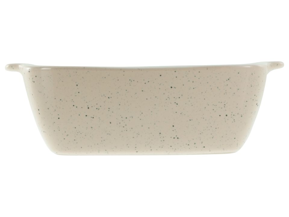 CreaTable Auflaufform Big in Farbe Sand glänzend, Auflaufform, Keramik, Beige, gefleckt, Backform