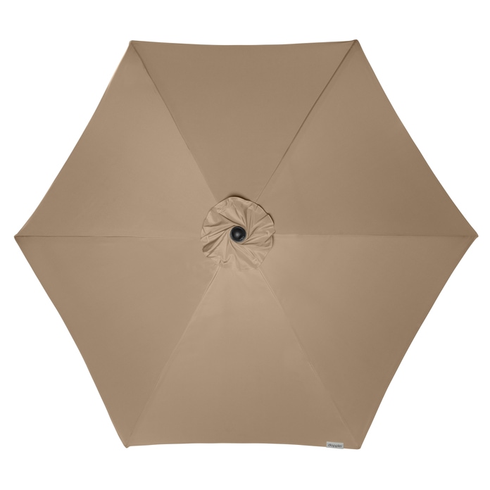 Doppler Kurbelschirm ACTIVE Ø ca. 320cm in Farbe greige