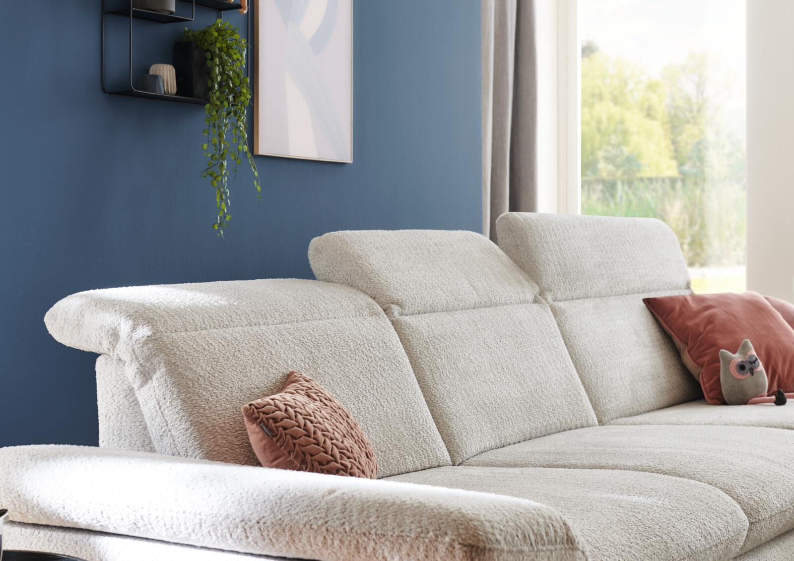 Modulmaster Polstergruppe MM-MP1171 ca. 345x191cm in Stoff Kama silver, Kissen, Dekoration für Zuhause, Couch, Mobiliar, Innenarchitektur