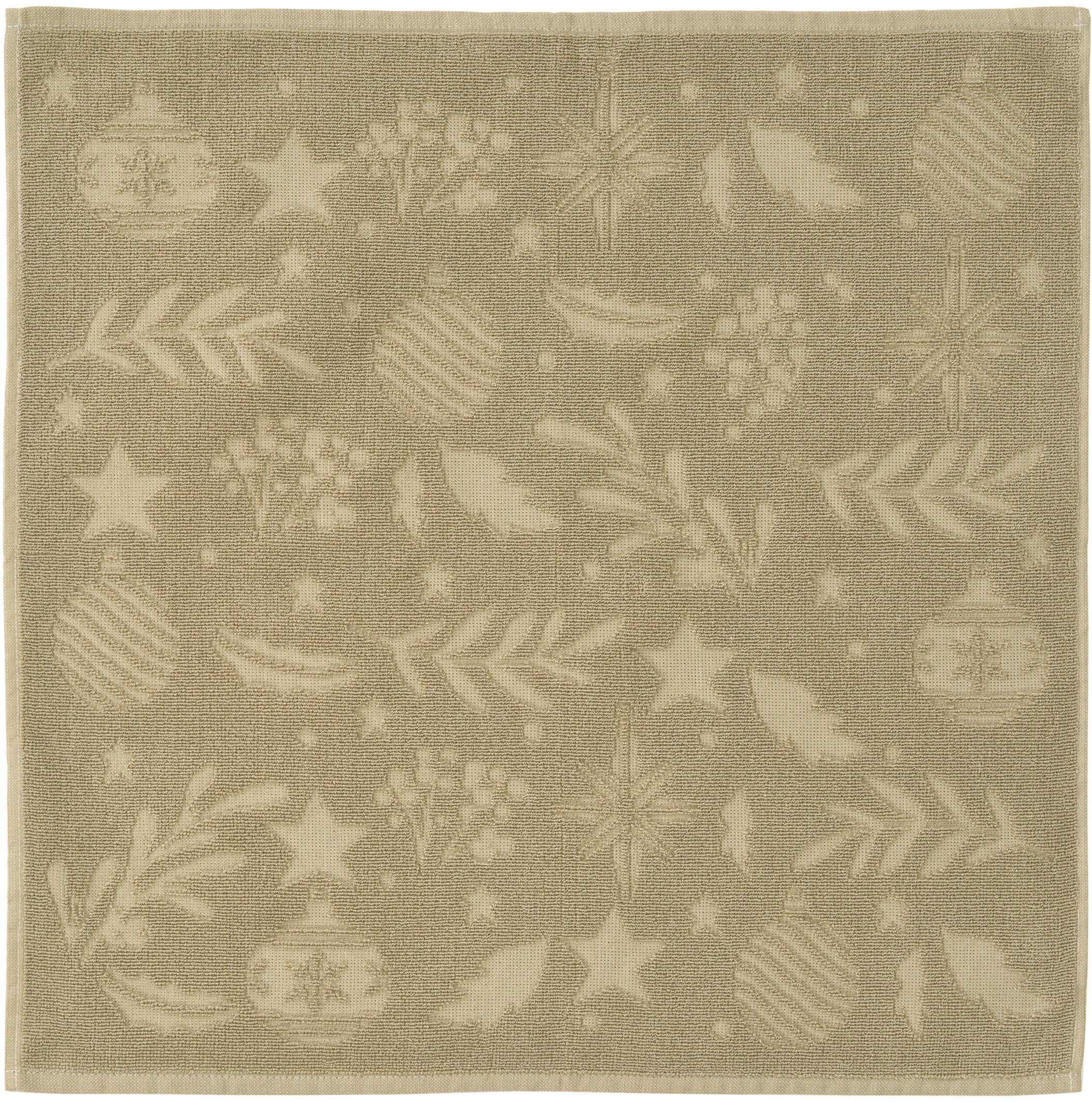 Sander K-Tuch Frottier CHEF TREE ca. 50 x 50cm in Farbe linen