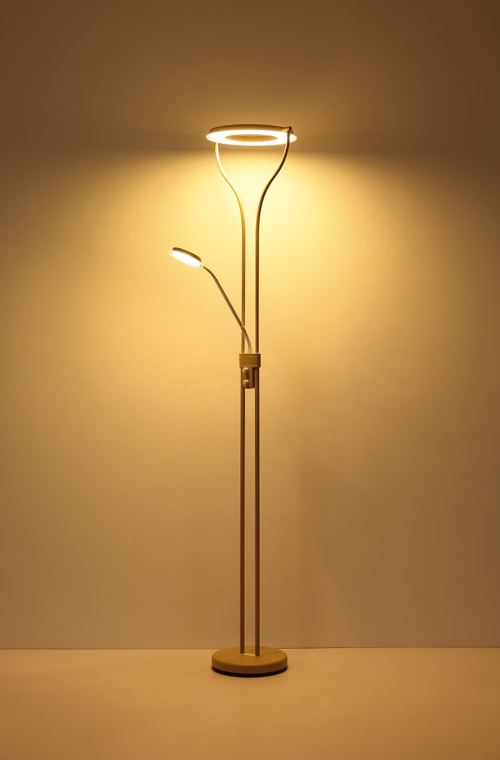 Interliving LED-Deckenleuchte IL-9355 in Metall sandfarben matt, Lampe
