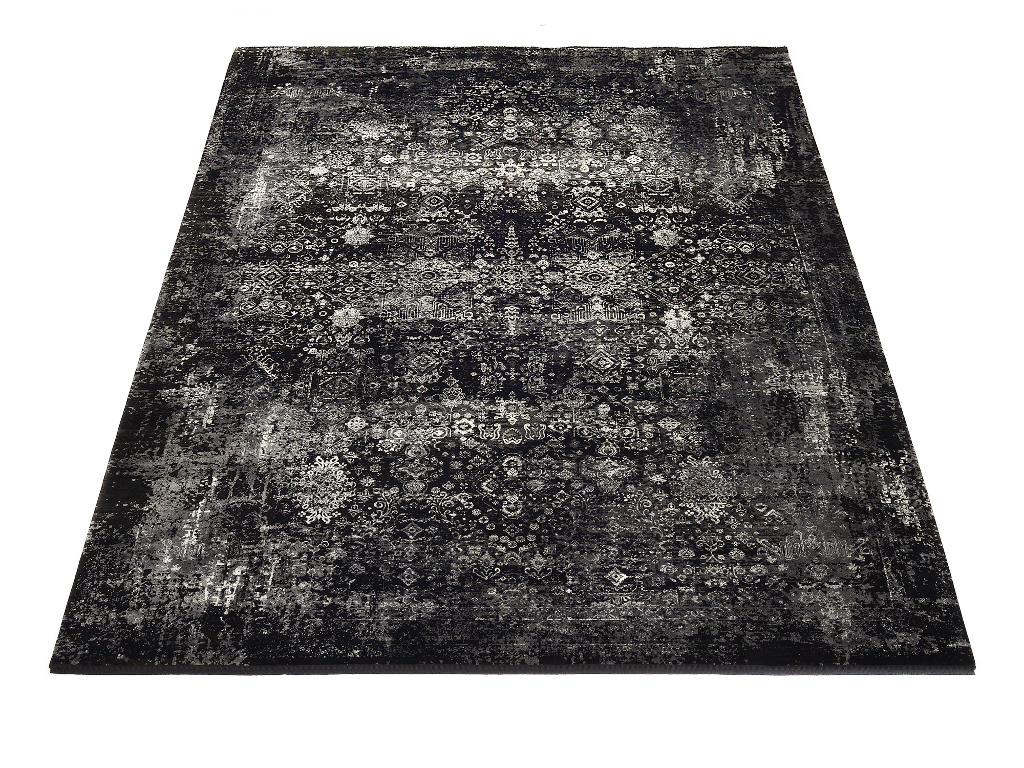 OCI Designer Teppich ca. 140x200cm in Farbe schwarz-grau
