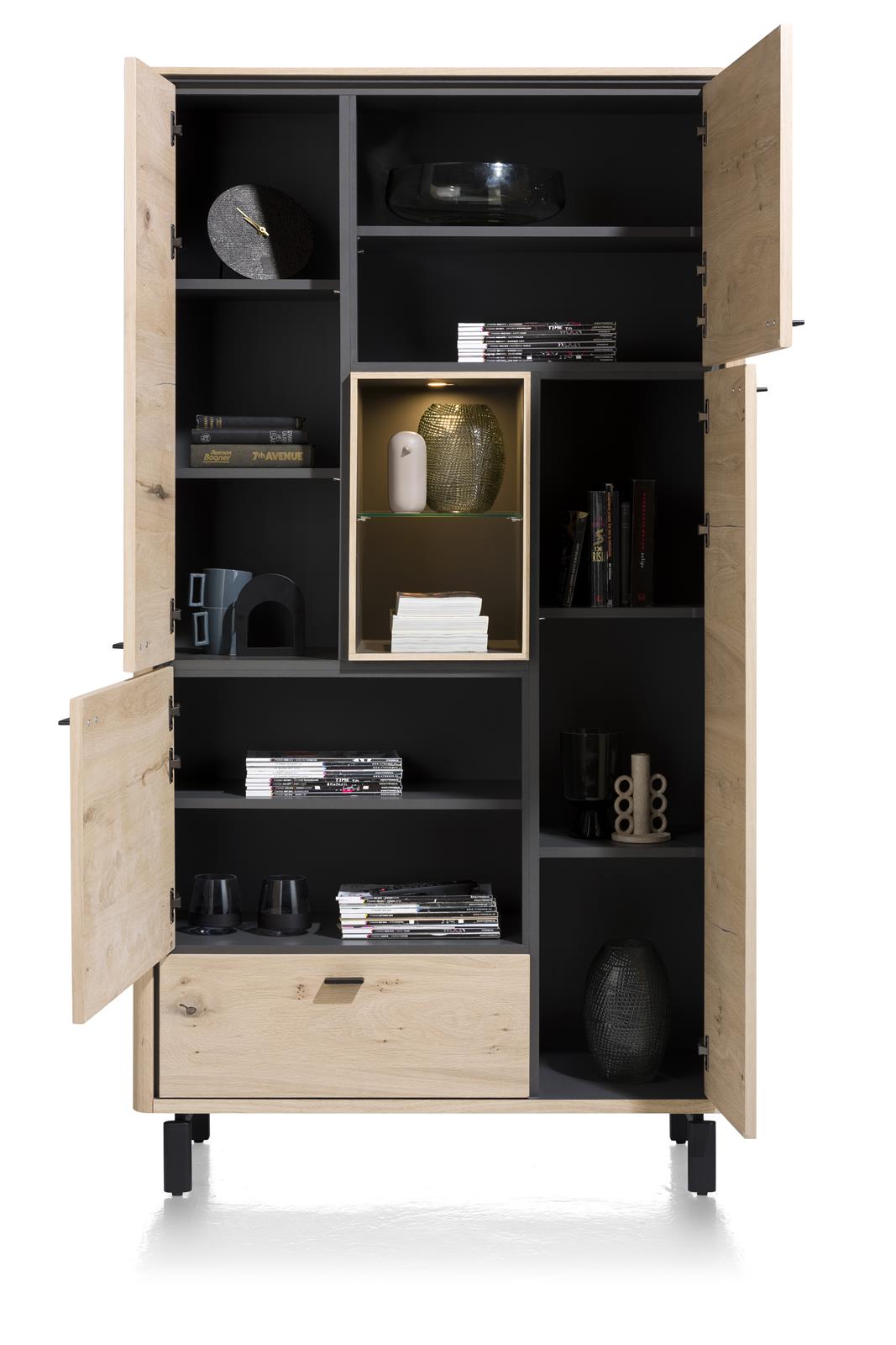 Henders & Hazel Schrank LIVADA in Natur Wildeiche furn/lack.