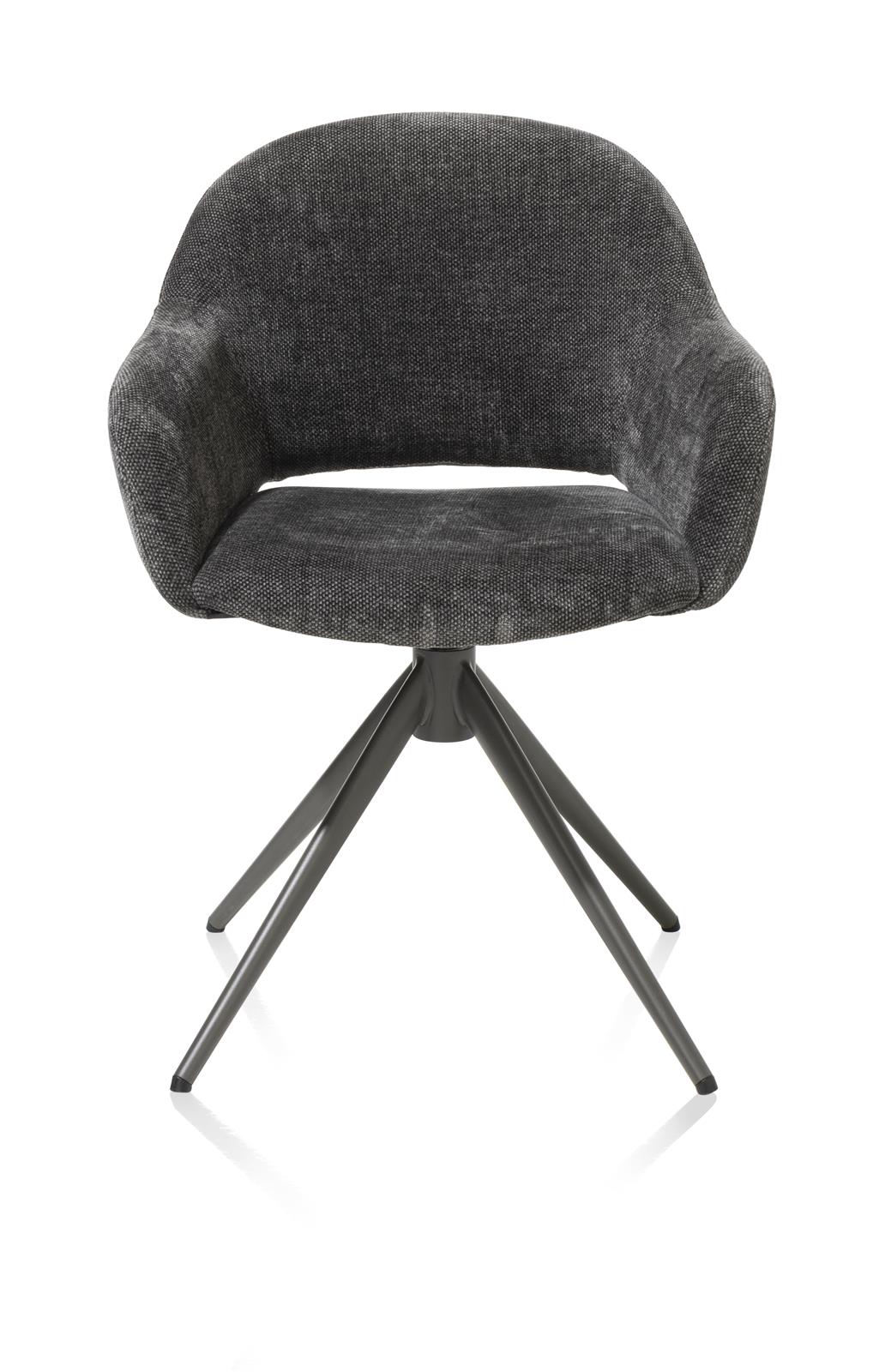 XOOON Armstuhl Finn 48654-ANT Stoff anthrazit