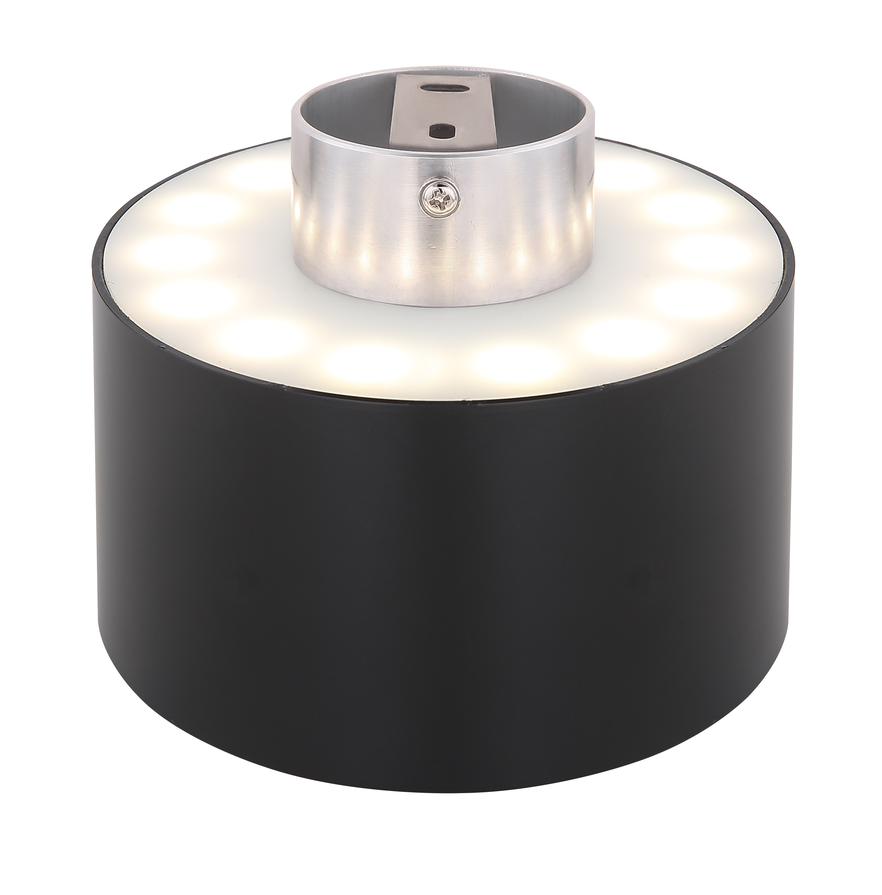 Globo LED-Deckenleuchte Jenny 1-flammig in Aluminium schwarz