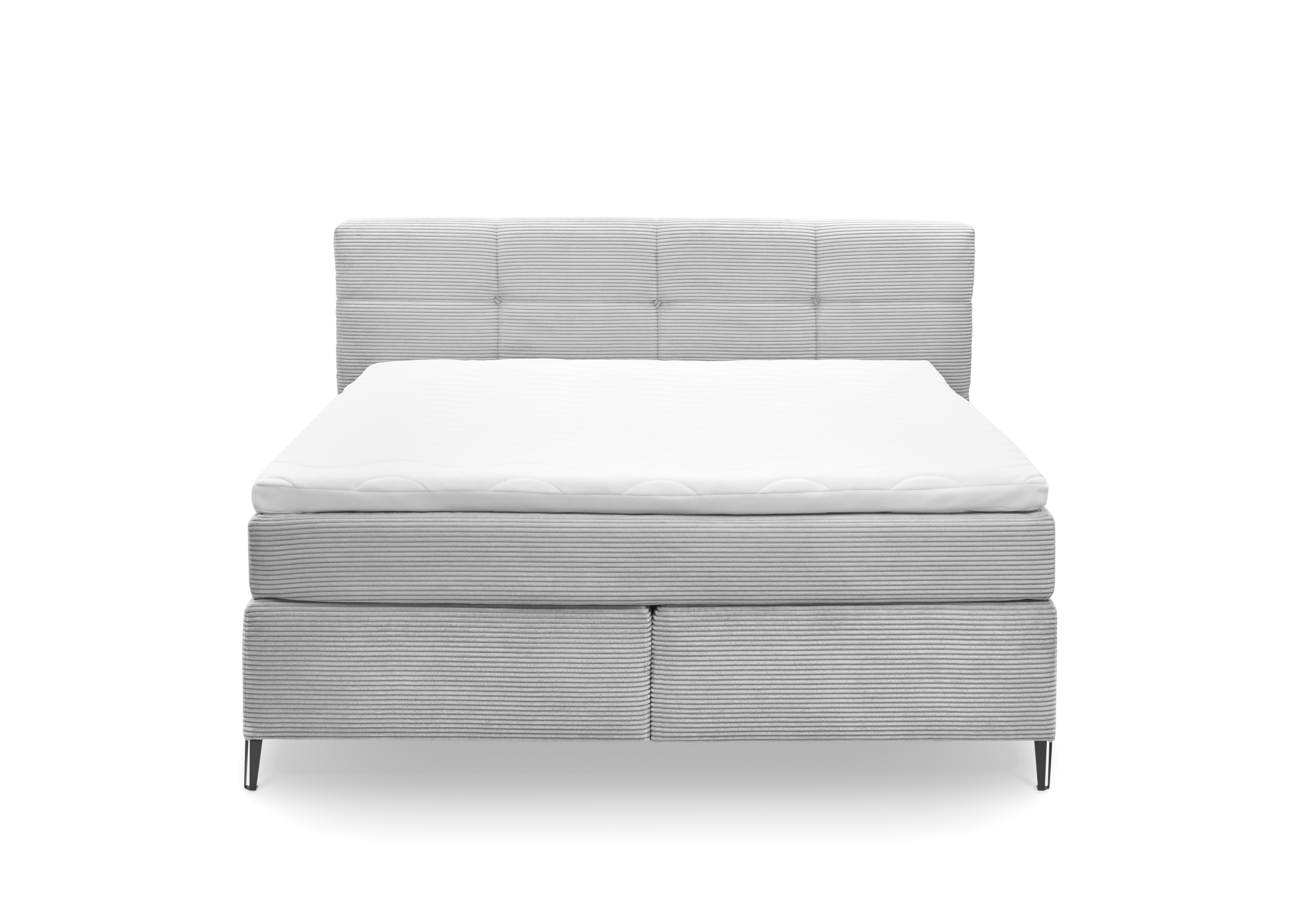 Set One by Musterring Boxspringbett FAIRFIELD ca. 180x200cm in Stoff Zoom dove
