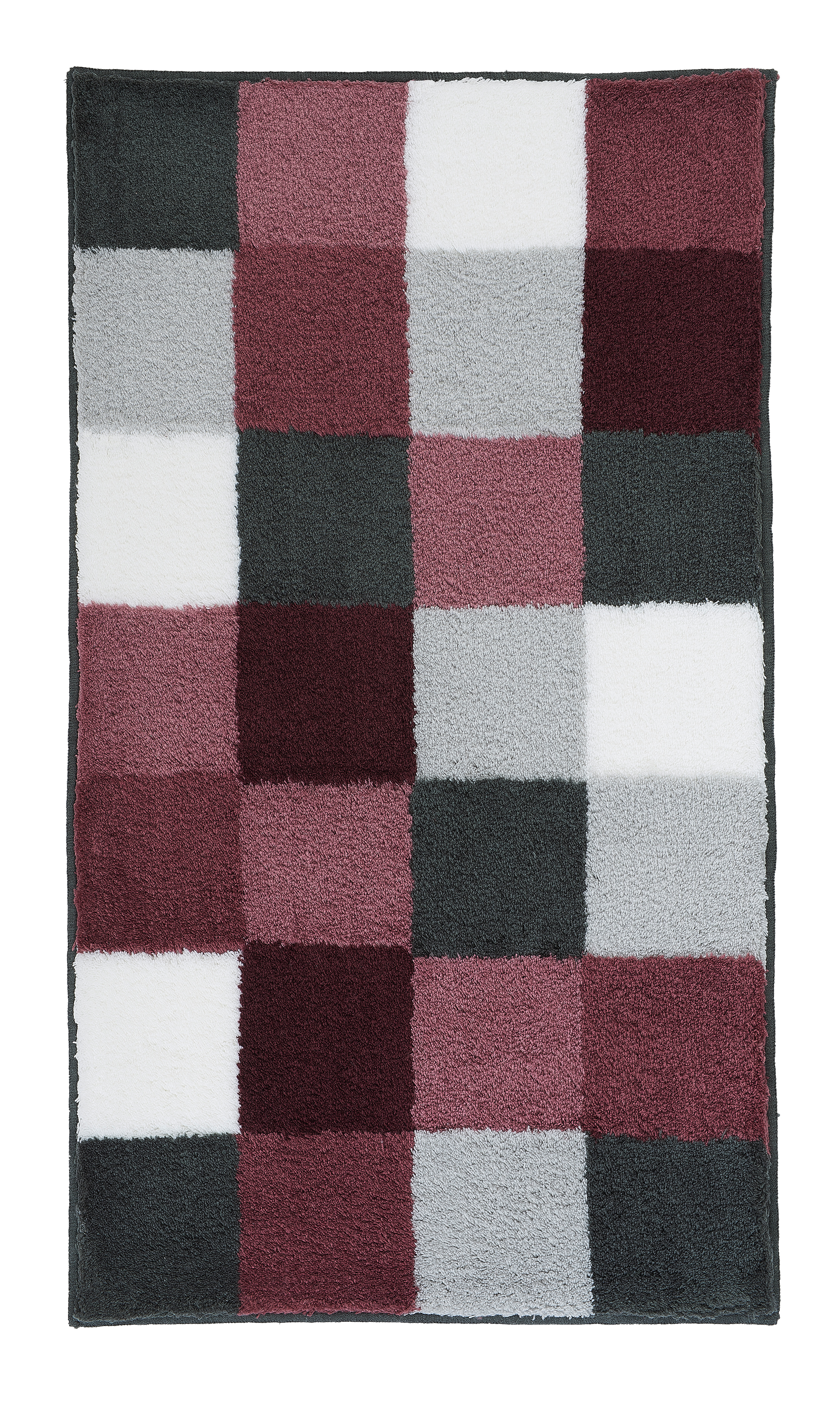 Kleine Wolke Badteppich CARO ca. 60x105cm in Farbe Old Rose