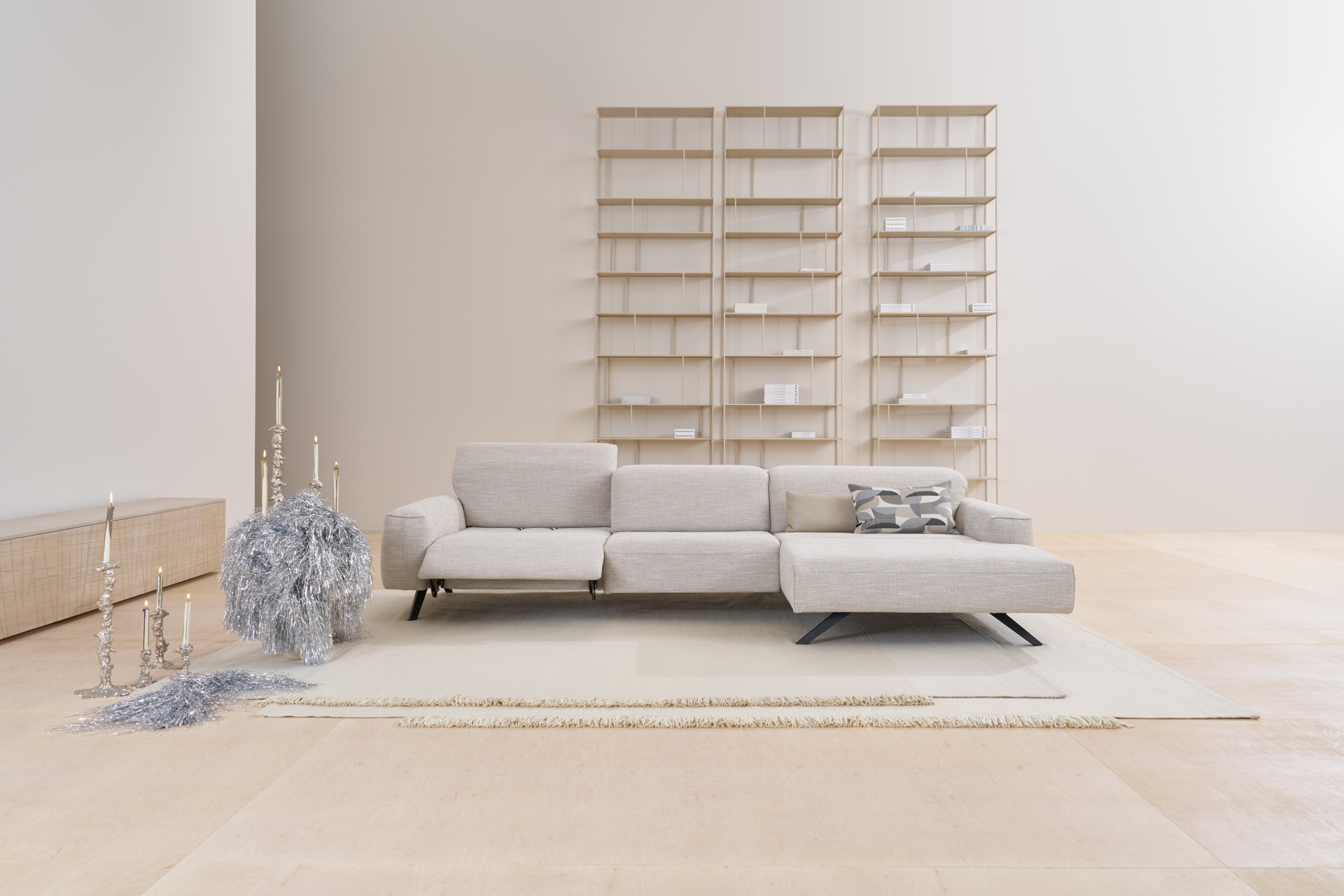 Himolla Polstergruppe SIGNA (1552) in 24 Ono / Off, sofa, sectional, beige, polstersofa, wohnzimmer