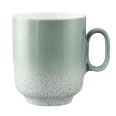 Seltmann Weiden Becher mit Henkel 0,40 l Sento Home 10910 Aura mint , Pokal, Porzellan, Töpferei, Kaffee, Kaffeetasse