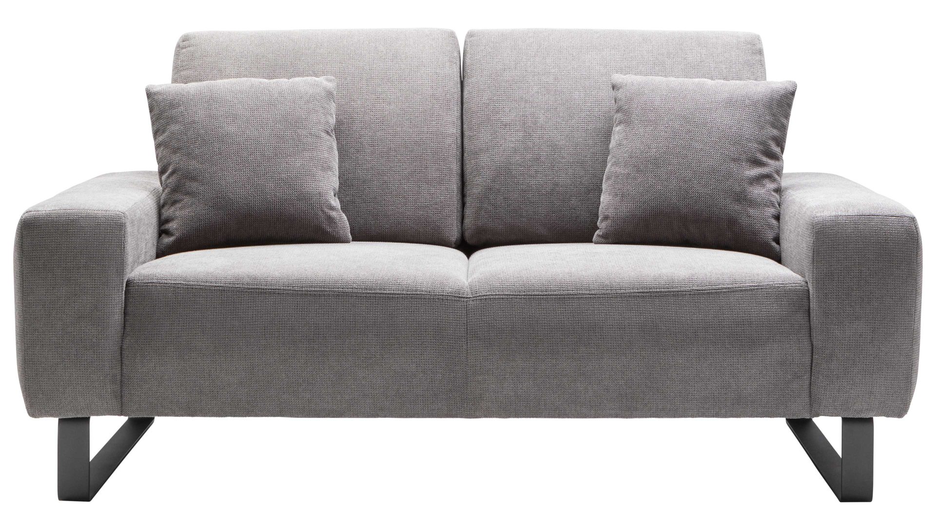 Sofa 2-sitzig Dana Grau Iwaniccy Sofa 2-sitzig in Stoff Boston stone