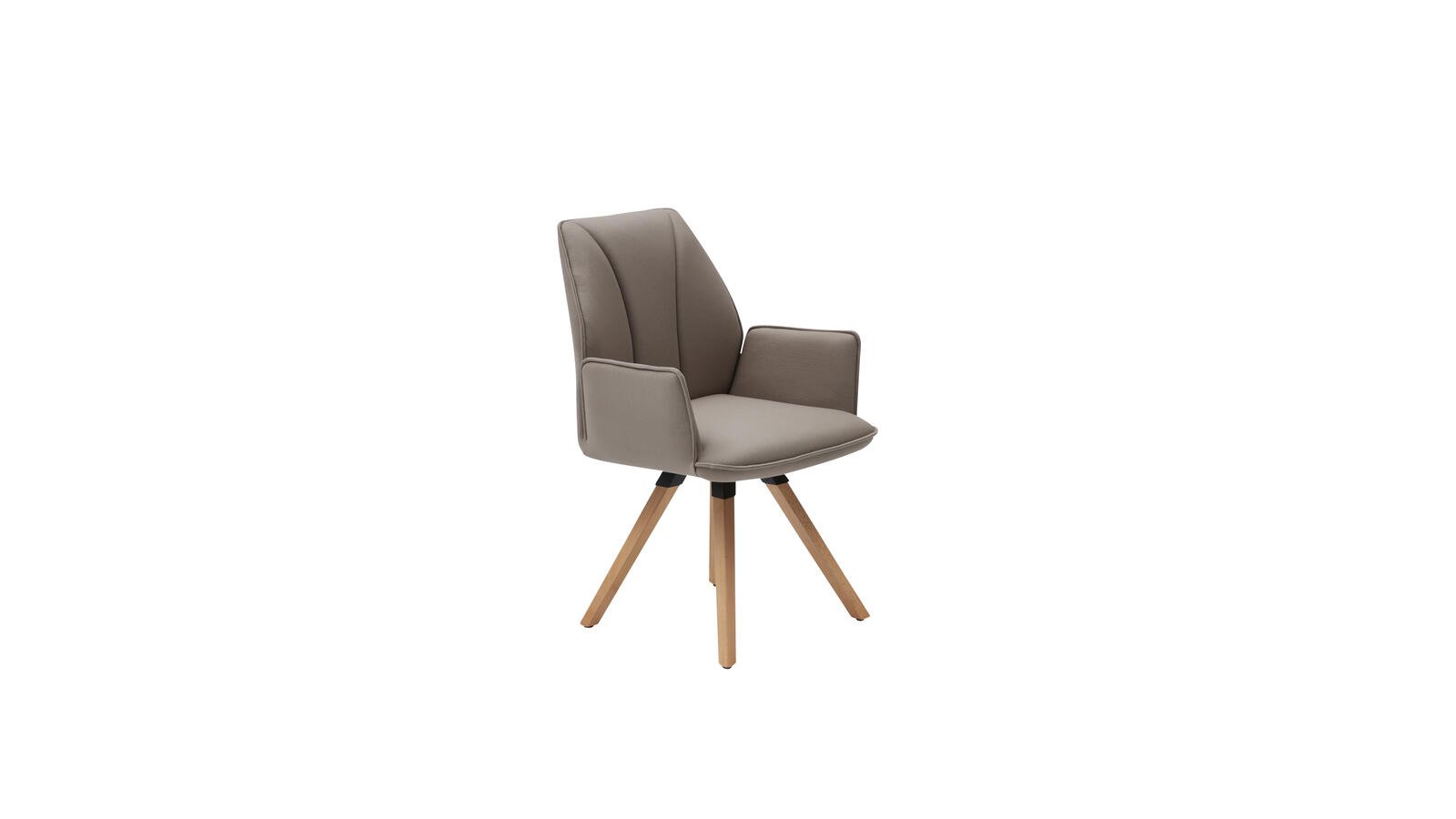 Interliving Polsterstuhl Interliving-5102 in Stoff Leder Atlantis sand