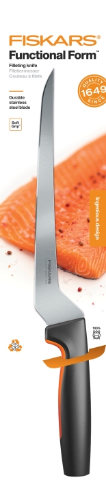 Fiskars Filetiermesser FUNCTIONAL FORM 41cm in Farbe Black/Orange
