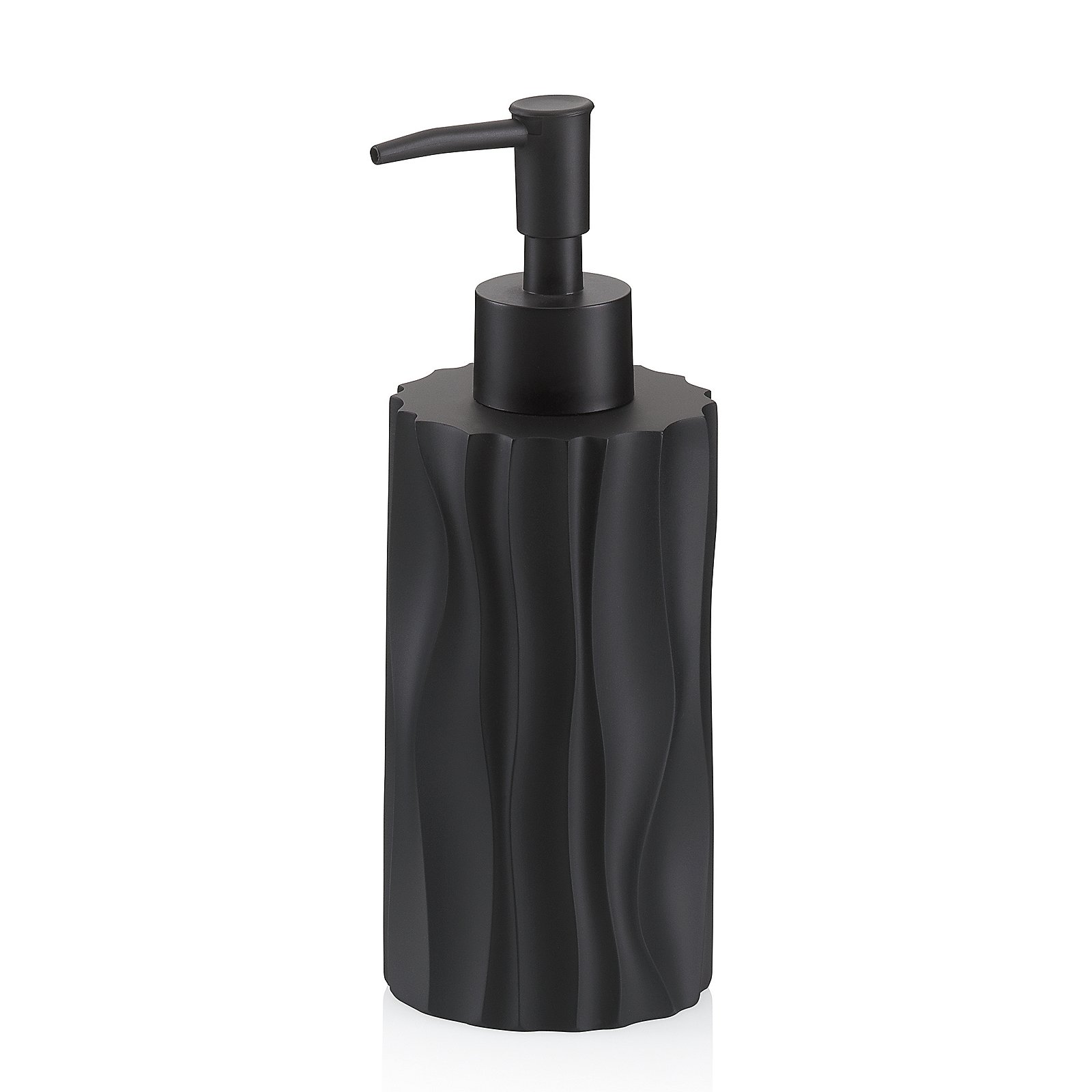 Kela Seifenspender 7cm MERIDA in schwarz, Flasche, Lotion