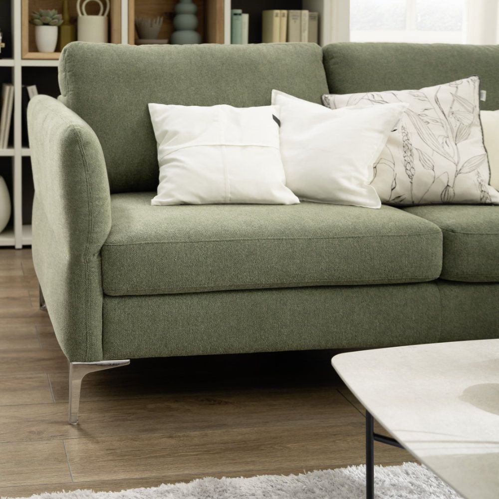 SCHÖNER WOHNEN-Kollektion Polstergruppe TIMELESS ca. 269x243cm in Stoff Free olive