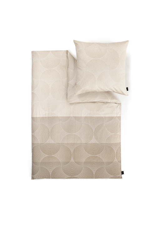bugatti Satinbettwäsche 155x220cm in Farbe beige