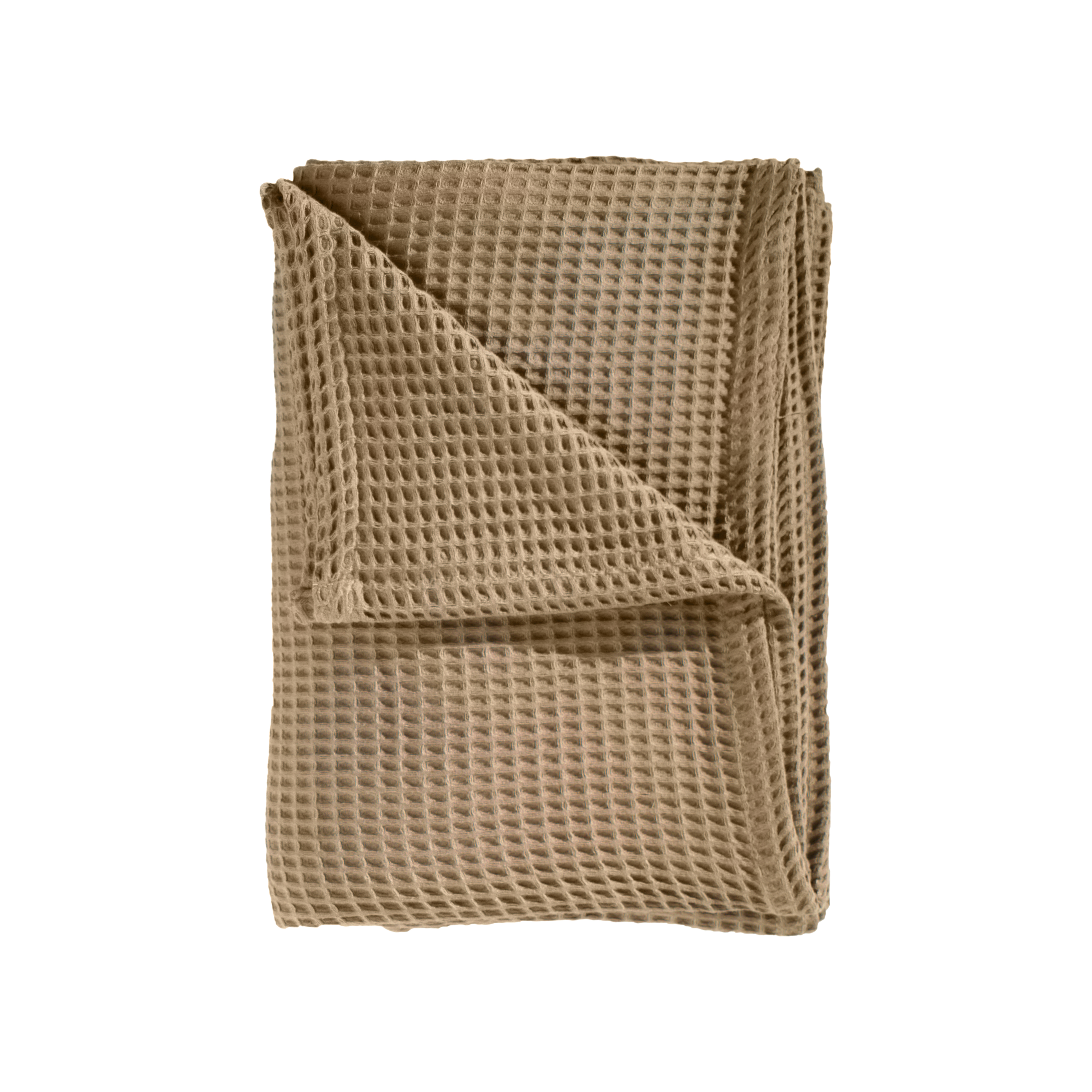 Bettüberwurf ca. 180x260cm WAFEL in Braun