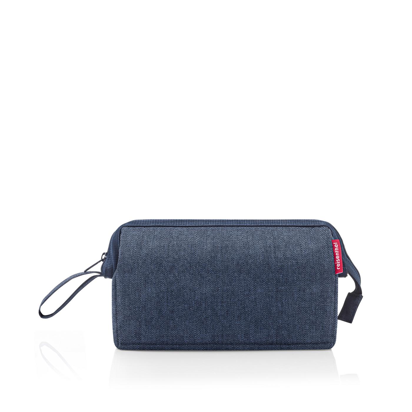 Reisenthel Travelcosmetic in Farbe herringbone dark blue