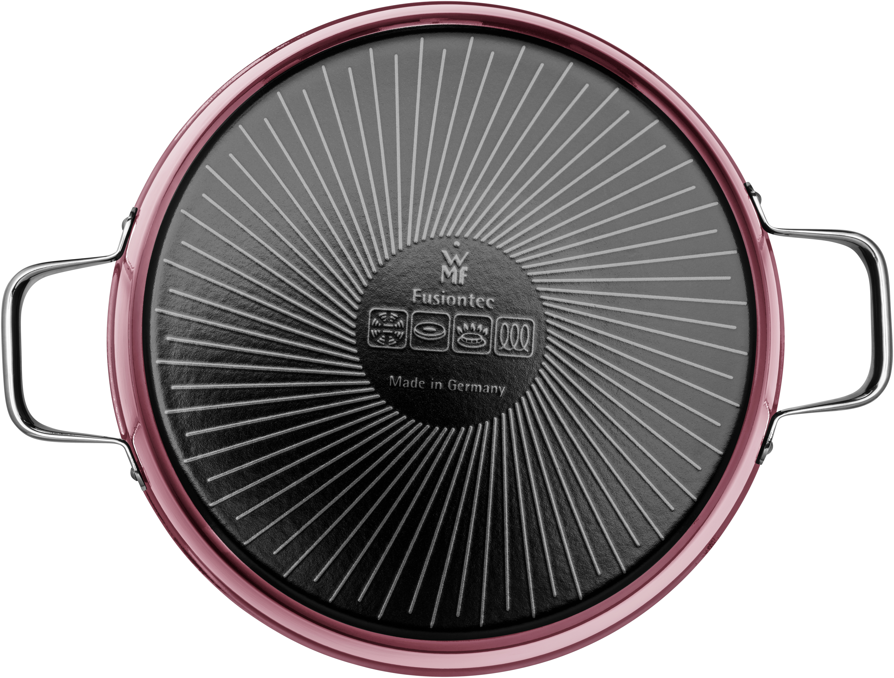 WMF Fusiontec Aromatic Schmortopf, 28 in rot