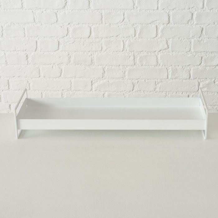 Boltze Tablett Wolga ca. 19x60cm in weiß