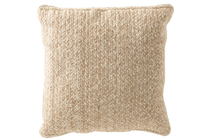 Kissen in Naturell, Polyester Kissen in Naturell, Polyester, Kissen, Dekoration für Zuhause