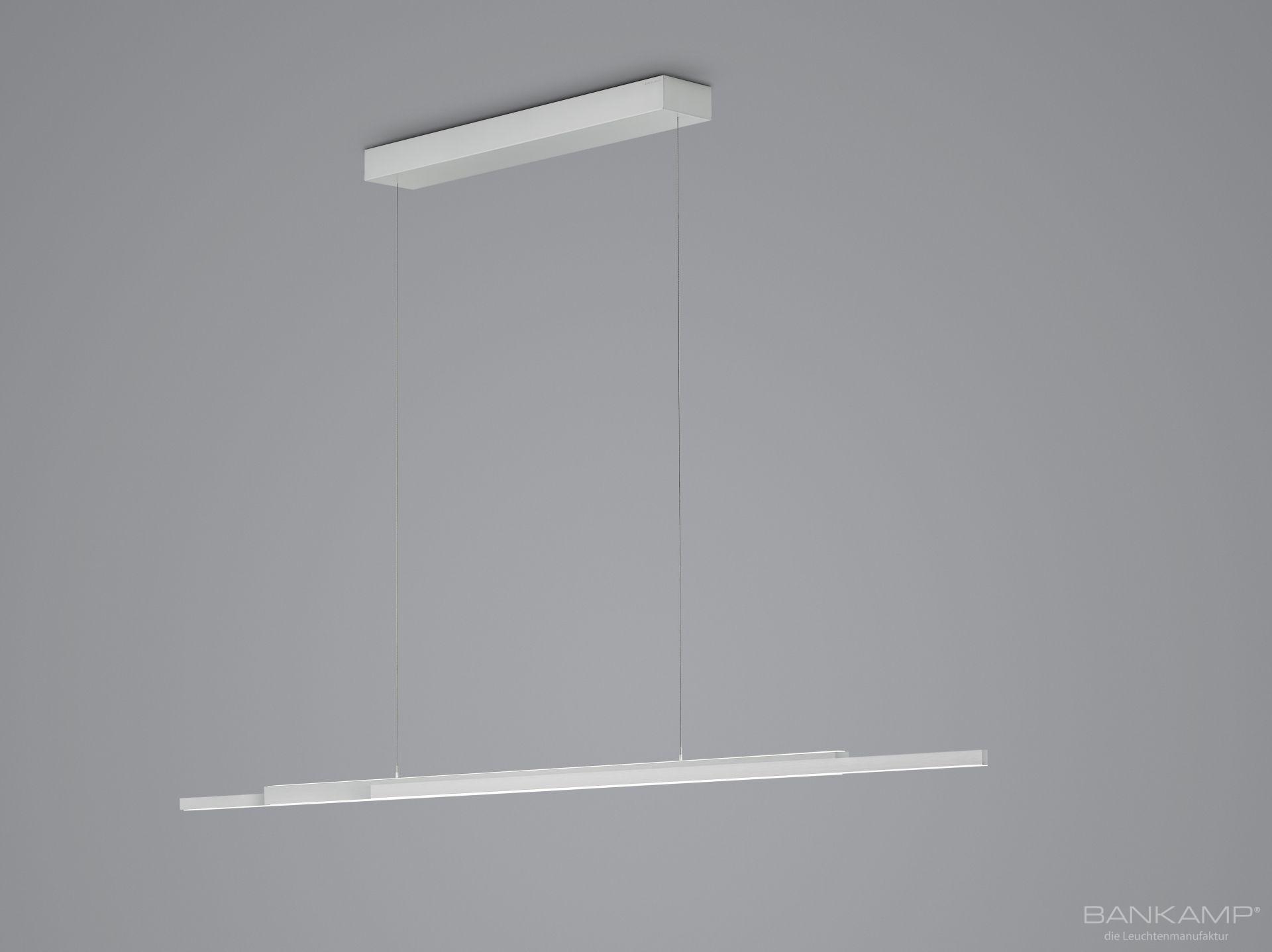 LED-Pendelleuchte LIGHTLINE IV FLEX 120-225x5 in Alu matt
