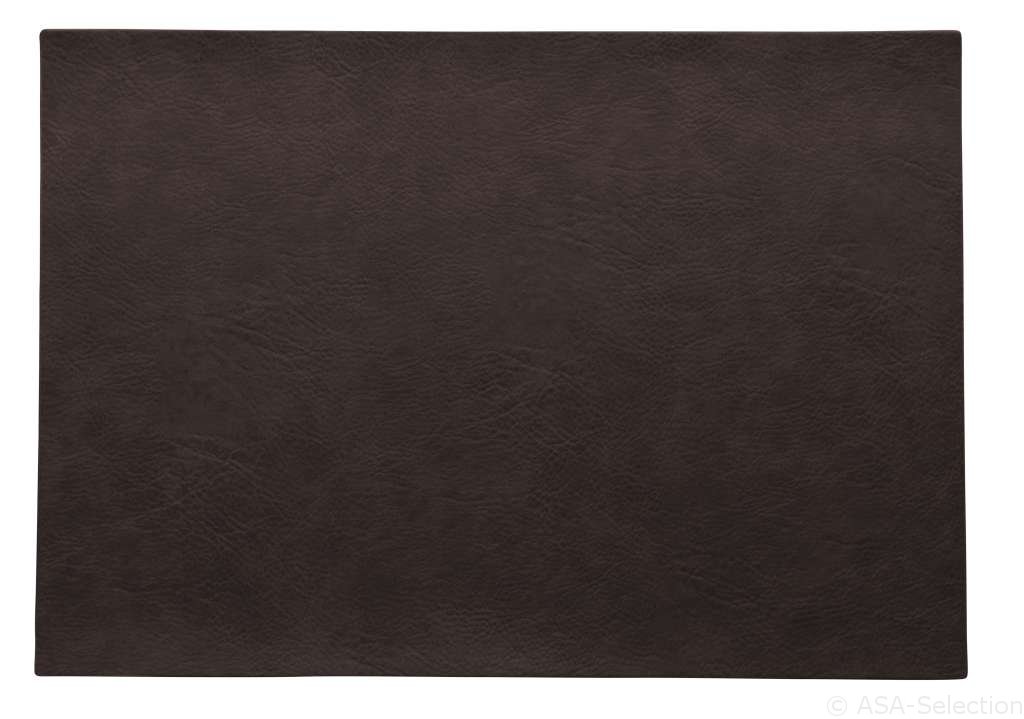 ASA Selection Tischset Vegan Leather in Farbe braun