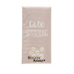 Boltze Taschentücher Gesundheit GESUNDHEIT in Papier beige/weiß