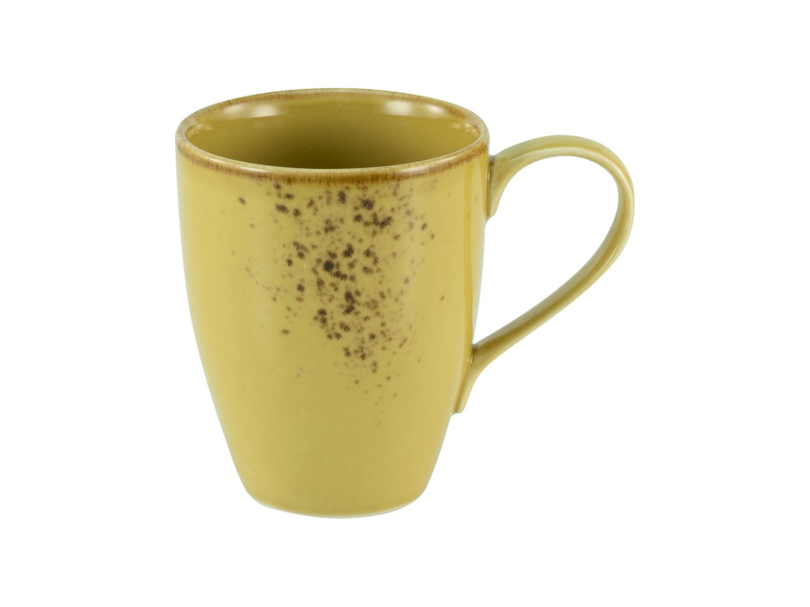 CreaTable Kaffeebecher Nature Collection in Farbe Curry glänzend