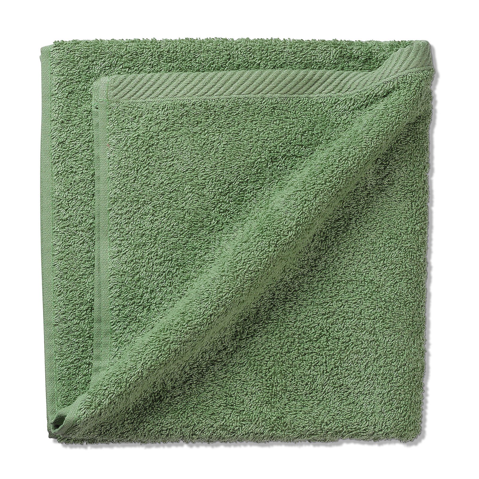 Kela Handtuch LADESSA in Farbe Moosgrün, Badehandtuch, Terryfaser, Grün, Badezimmer, Naturton
