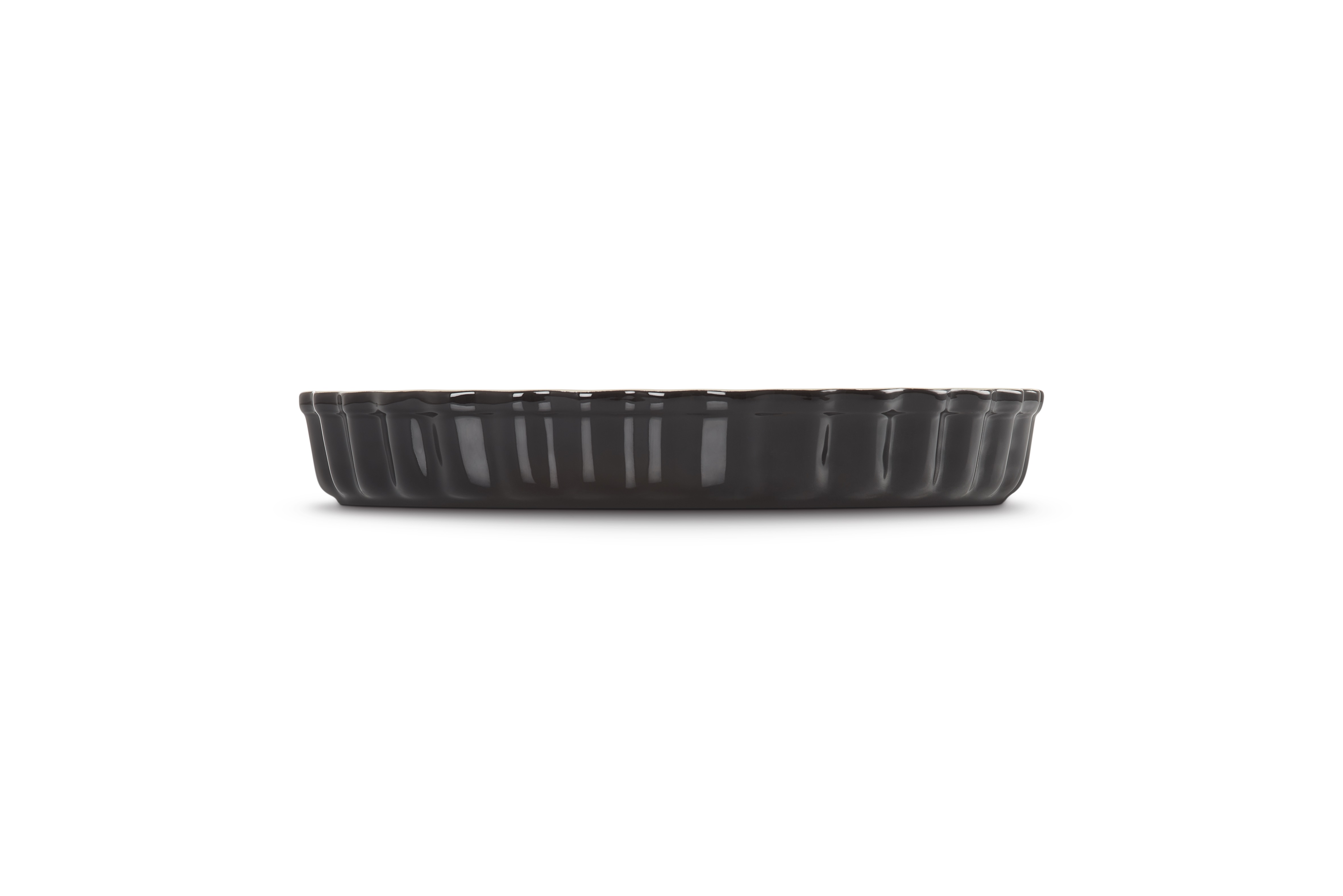 Le Creuset Tarte-Form Ø ca. 28cm in Farbe Schwarz glänzend