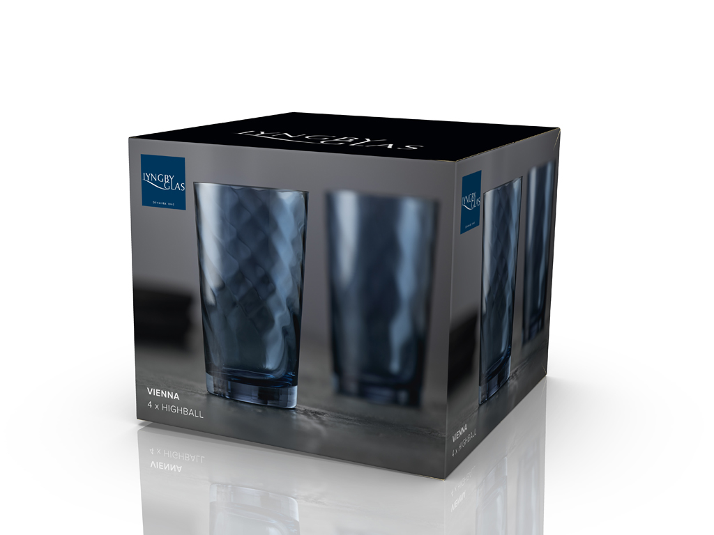 F&H Highball VIENNA 0,045 Liter in Farbe Blau