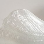 Boltze Schale Venus H:4cm in Glas lackiert weiß