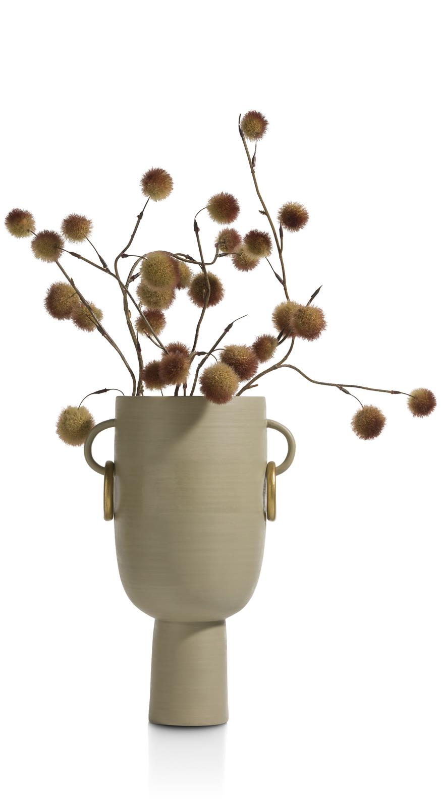 Coco Maison Presley Vase H34cm 48022-BEI Coco Maison Presley Vase H34cm 48022-BEI