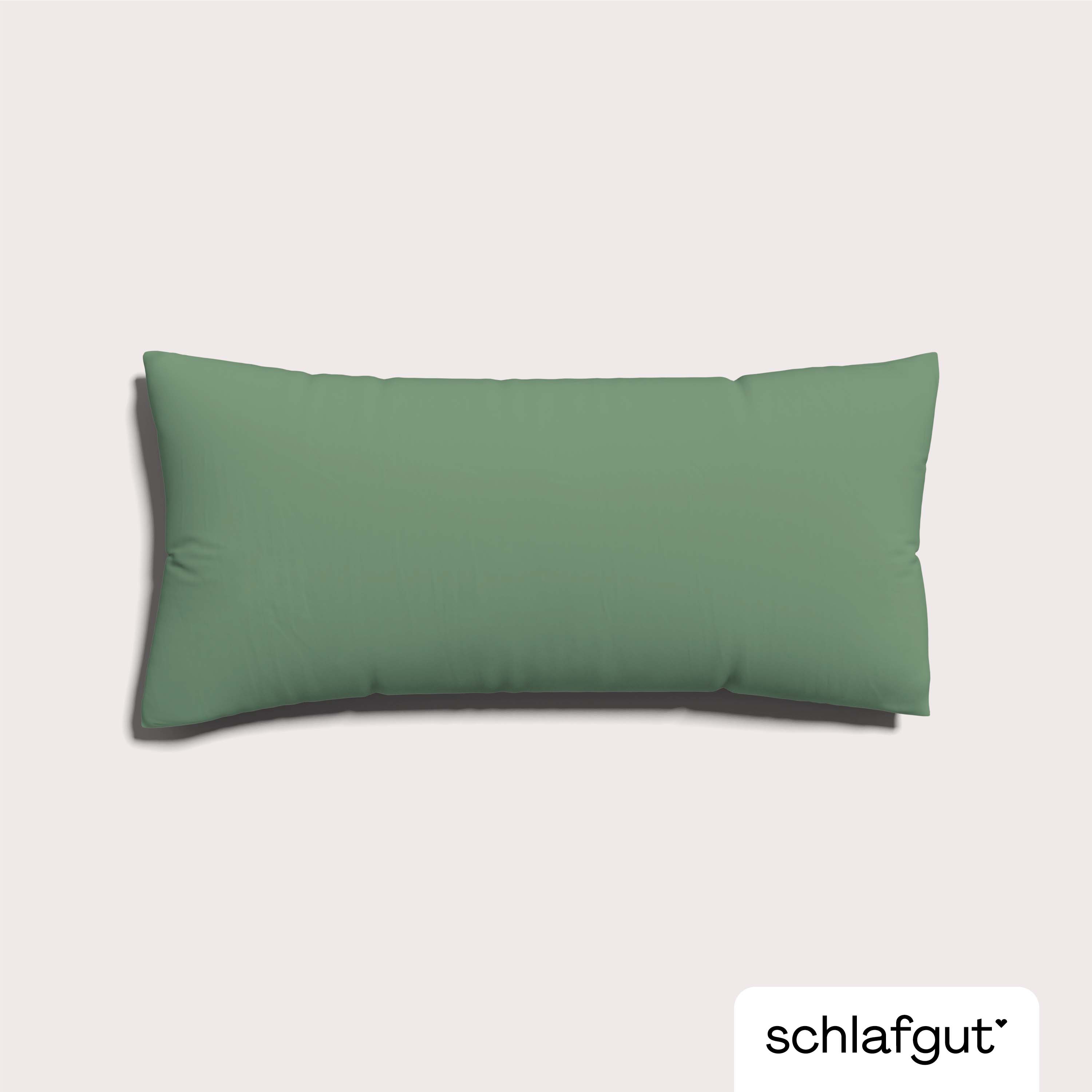 Schlafgut Kissenbezug 40x80 cm KISSENBEZUG in green mid Schlafgut Kissenbezug 40x80 cm KISSENBEZUG in green mid, Kissen, Grün, Kissenbezug, Schlafzimmerdeko, Polster, Flachkissen