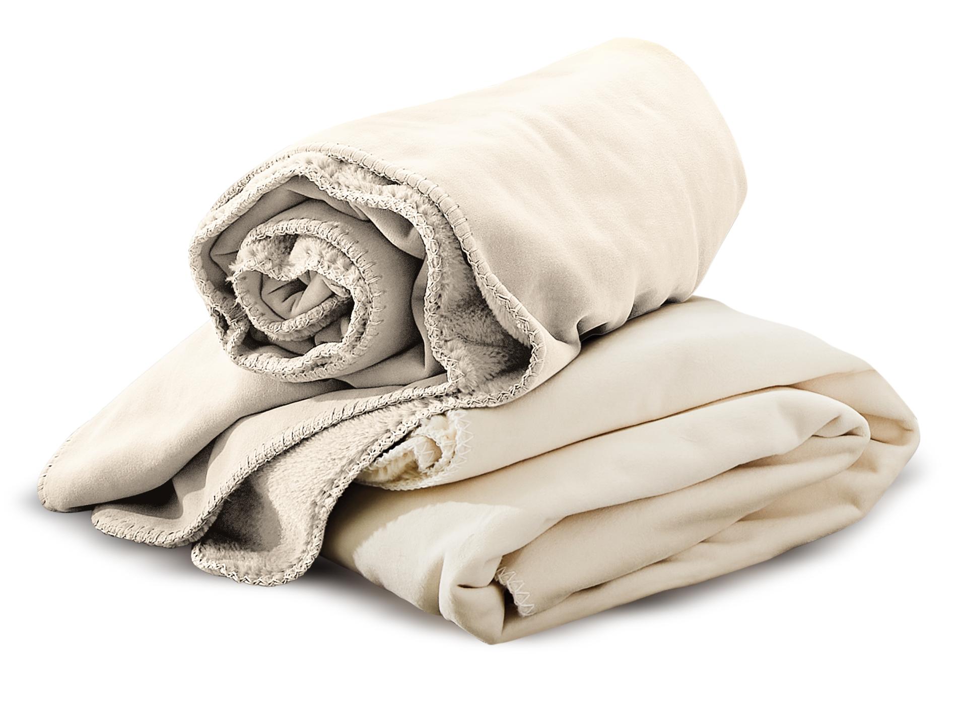 Irisette Wende-Kuscheldecke COVER ca. 150x200cm in Farbe natur