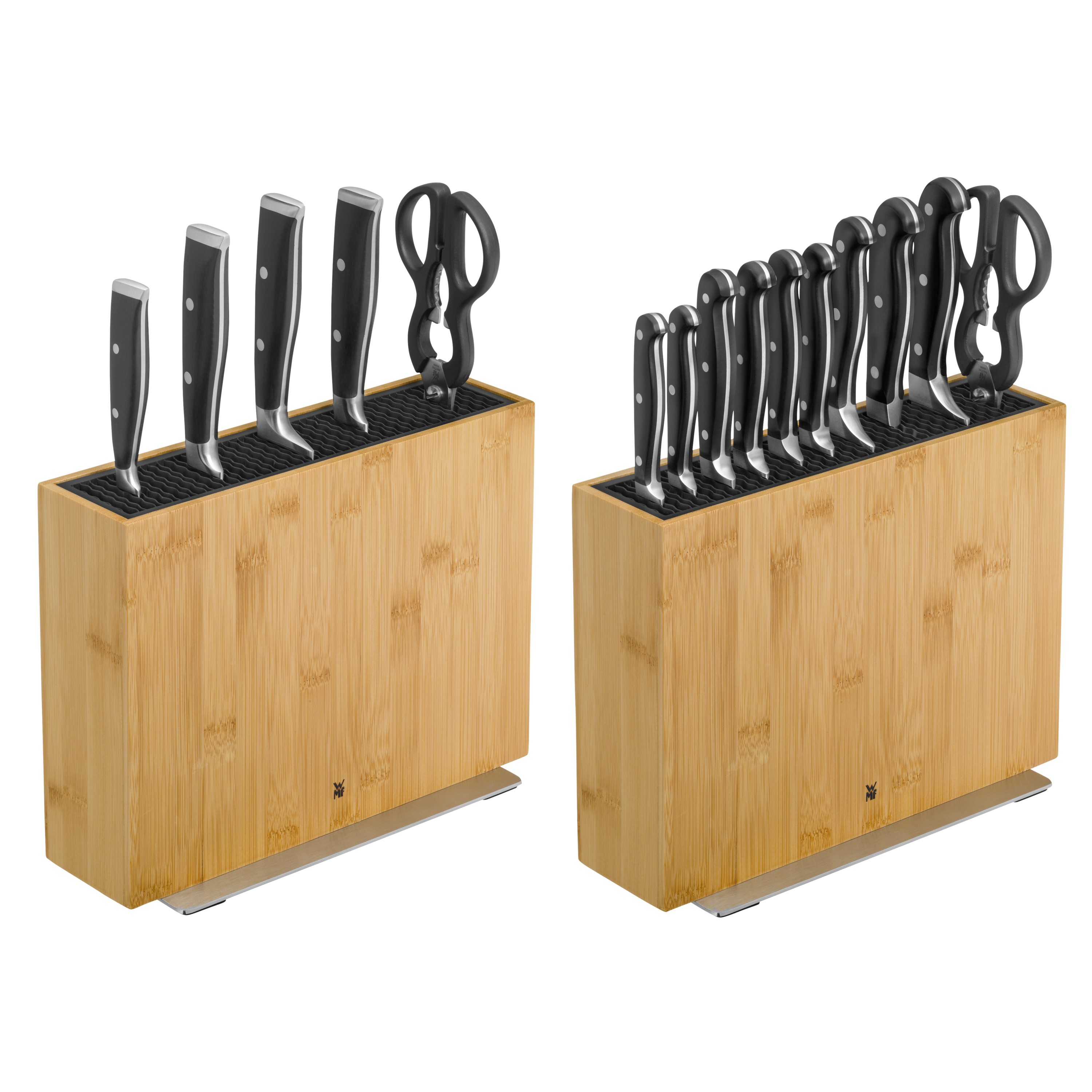 WMF FlexTec Messerblock kompakt in braun/schwarz/Edelstahl