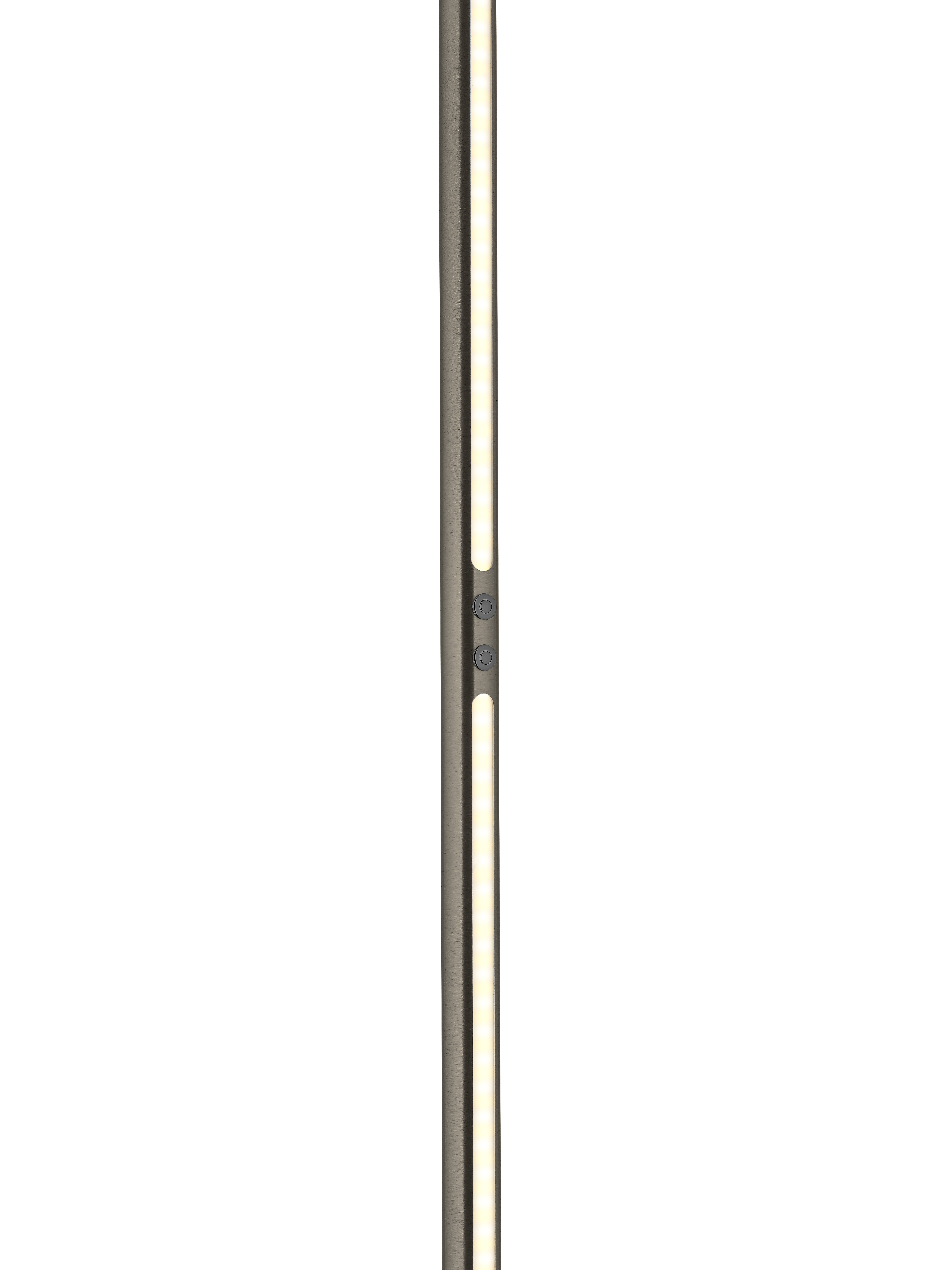 B-Leuchten LED-Stehleuchte Durchmesser ca. 48cm, Höhe ca. 180cm in Bronze eloxiert, Schwert, Waffe